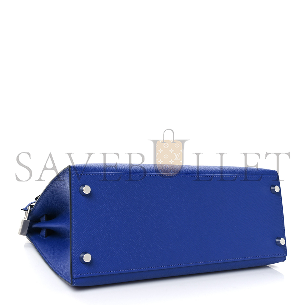 H**mes epsom kelly sellier 28 bleu electrique (28*22*10cm)